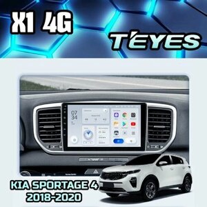 Магнитола Kia Sportage 4 QL 2018-2022 (Комплектация А) Teyes X1 4G 2/32GB, штатная магнитола, 8-ми ядерный процессор, IPS экран, DSP, 4G, Wi-Fi, 2 DIN