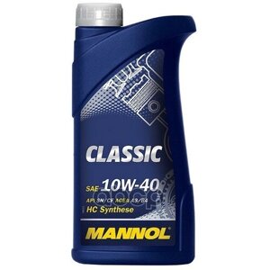 MANNOL Mannol Масло Моторное Mannol Classic 10W-40 Полусинтетическое 1 Л 1100