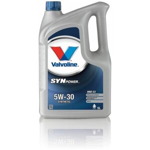 Масло моторное синт. valvoline synpower RNO C3 5W30 5L