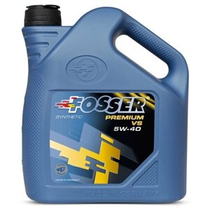 Масло моторное синтетическое FOSSER Premium VS 5w40 4л