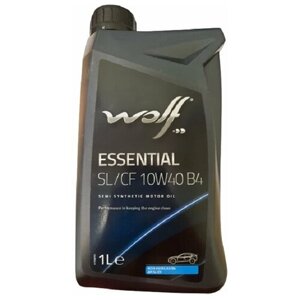 Масло моторное Wolf Essential SL/CF 10W40 B4 1 л