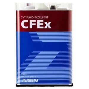 Масло трансмиссионное AISIN CVT Fluid Excellent CFEX, 4 л, 1 шт.