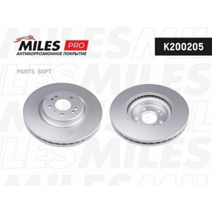 MILES K200205 диск тормозной mercedes ML W164/R W251 280-350 05- перний вент. D=330мм.