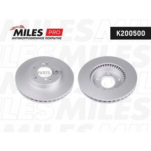 MILES K200500 диск тормозной HONDA CR-V I 2.0 95>02/prelude 96>00 передний вент. с покрытием