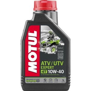 Минеральное моторное масло Motul ATV-UTV Expert 4T 10W40, 1 л, 1 шт.