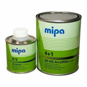 MIPA Акриловый грунт 4+1 Acrylfiller HS белый (1л+0,25л)