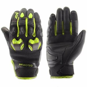 Moteq Кожаные перчатки Stinger Флуоресцентно-Желтый XL