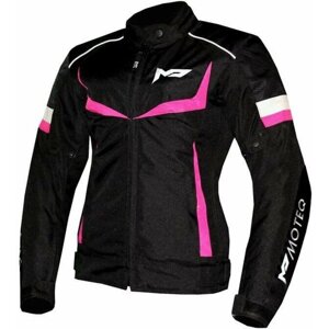 Moteq Текстильная куртка женская Astra, Черный/Розовый S