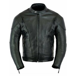 Мотокуртка/ мотоциклетная куртка GearX кожаная, мод. GXW-1139), размер L (XL), арт. 015