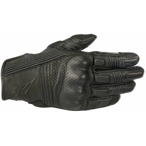 Мотоперчатки кожаные mustang V2 gloves alpinestars (черный, 1100, M)