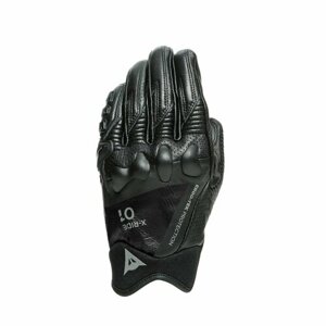 Мотоперчатки мужские кожаные короткие Dainese X-RIDE GLOVES Black/Black, XXL
