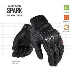 Мотоперчатки SPARK MAN gloves LS2 (черный, 2XL)