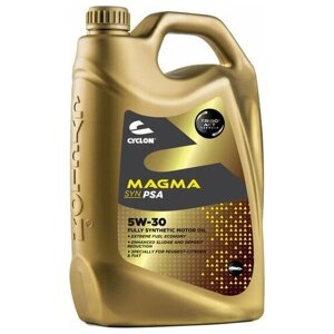 Моторное масло cyclon MAGMA SYN PSA 5W30 синтетическое 5 л
