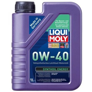 Моторное масло LIQUI MOLY Synthoil Energy 0W-40 1л