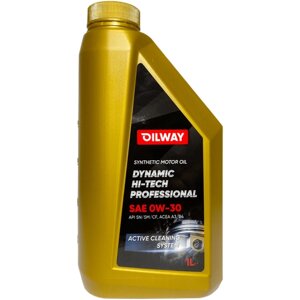 Моторное масло OilWay Dynamic Hi-Tech Professional 0W-30 синтетическое 1л