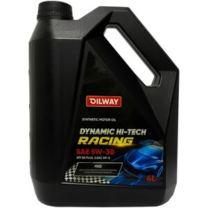 Моторное масло OilWay Dynamic Hi-Tech Racing 5W-30 синтетическое 4л
