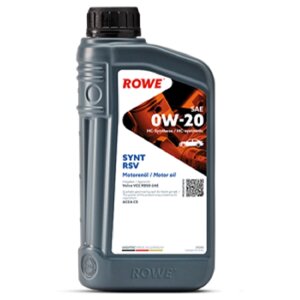 Моторное масло ROWE hightec SYNT RSV SAE 0W-20 1л