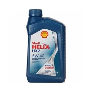 Моторное масло Shell Helix HX7 5W40 синтетика 1 л (550051496)
