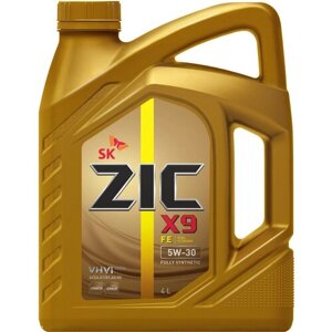 Моторное масло ZIC X9 5W-30 Синтетическое 4 л / 162614
