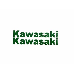 Наклейка KAWASAKI (200мм x 30мм 2шт) Green