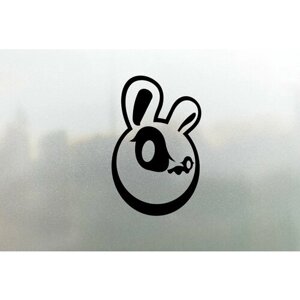 Наклейка на авто Angry Rabbit 25x19