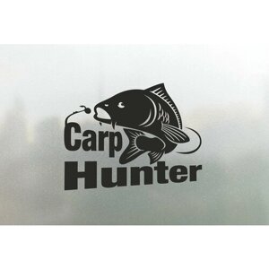 Наклейка на авто Carp Hunter 30х22