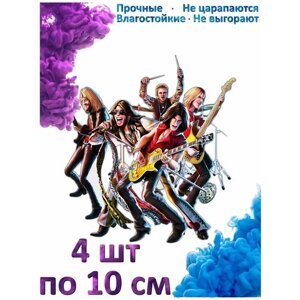 Наклейка на авто "Герой гитары aerosmith"