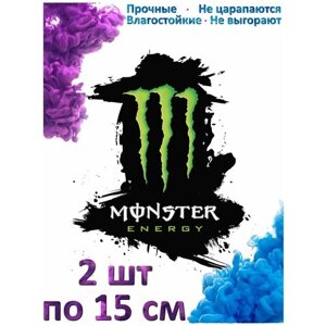 Наклейка на авто "Monster energy iphone"