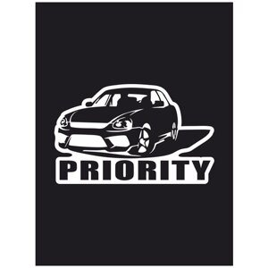 Наклейка на авто "ВАЗ Priority" 17х10см.