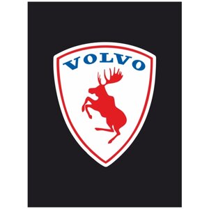 Наклейка на авто "Volvo лось эмблема" 17х14см.