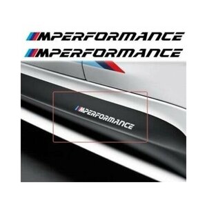 Наклейки на двери BMW M-performance черные