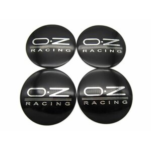 Наклейки на колесные диски OZ Racing black D-45 mm