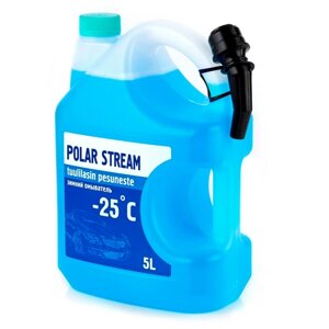 Незамерзайка без аромата Polar Stream -25°C, 5 л , 1шт. , Жидкость для стеклоомывателя зимняя