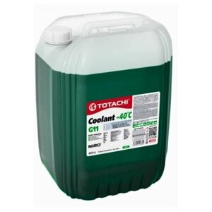 Охлаждающая жидкость totachi NIRO coolant green -40C G11 20кг 43220