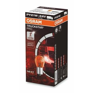 OSRAM 7510TSP (1987302703 / L24421Y / PY21W) лампа osram галогеновая py21w bau15s 21w (Комплект 10 штуки)