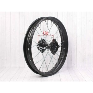 PitBikeClub Диск 16"x1.85 задний для питбайка с сальниками