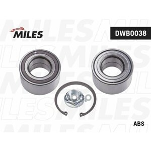 Подшипник Ступицы Передний Mazda 3/6 04-08 (Skf Vkba 6972) Dwb0038 Miles арт. DWB0038