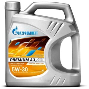Полусинтетическое моторное масло Газпромнефть Premium А3 5W-30, 4 л, 1 шт.