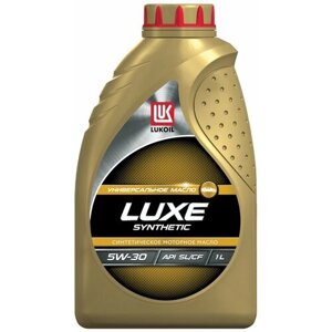 Полусинтетическое моторное масло ЛУКОЙЛ Luxe Synthetic SL/CF 5W-30, 1 л, 1 шт.