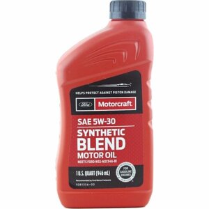 Полусинтетическое моторное масло Motorcraft SAE 5W20 Synthetic Blend, 0.946 л, 1 шт.