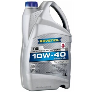 Полусинтетическое моторное масло RAVENOL TSi SAE 10W-40, 4 л, 1 шт.
