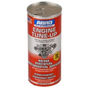 Промывка двигателя ABRO Platinum мягкий очиститель двигателя 444 мл ET-444-R