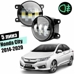 Противотуманные led фары для Honda City 2014-2020 светодиодные