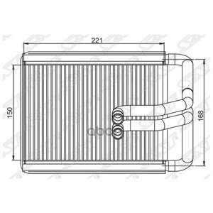 Радиатор отопителя салона hyundai tucson/KIA sportage 03-