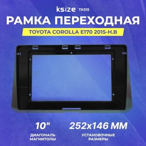 Рамка переходная Toyota Corolla 2018+ MFA дисплей 2din (TK515)