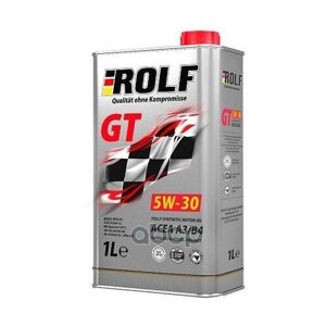 ROLF Масло Моторное 5W30 Rolf 1Л Синтетика Gt Acea A3/B4