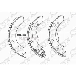 SAT ST-58305-29A10 колодки тормозные зад hyundai elantra 00-06/ matrix 01-08