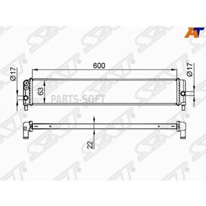 SAT ST-G9010-47030 радиатор инвертора toyota PRIUS/LEXUS CT200H 09-