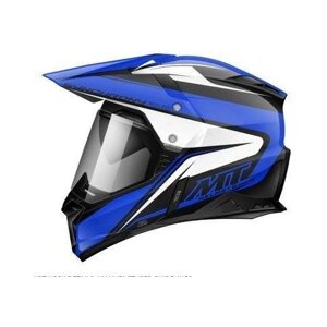 Шлем кроссовый MT SYNCHRONY Duo Sport Duality (M, Gloss Black Blue White)