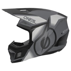 Шлем кроссовый O'NEAL 3Series Vision V. 24, серый/черный, размер XL